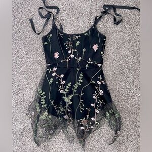 iHeartRaves Lace Flowerfields fairy dress for festival & rave